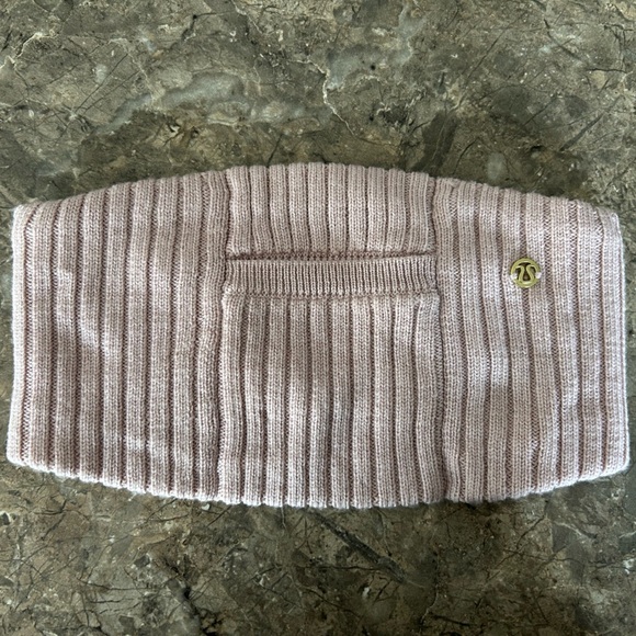 Lululemon Wool Be Cozy Pink Ear Warmer - Picture 3 of 5